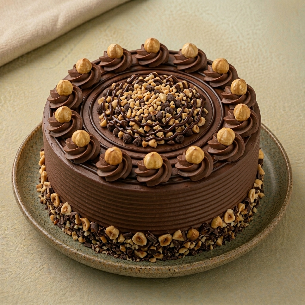 hazelnut dutch truffle cake